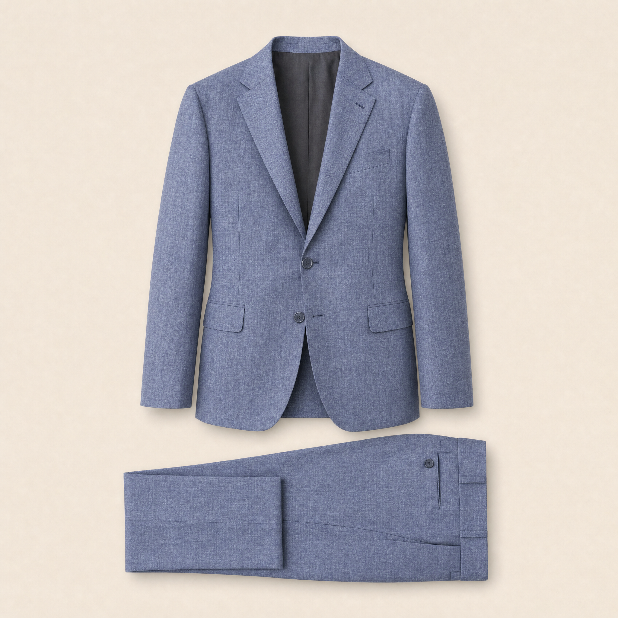 Mcgregor two-piece suit — Blue linen
