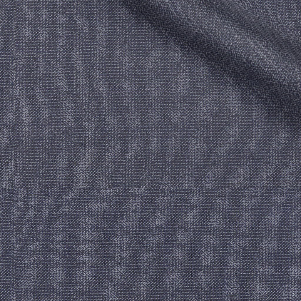 Mondmead fabric swatch — Steel Blue Houndstooth, Piero Tallini