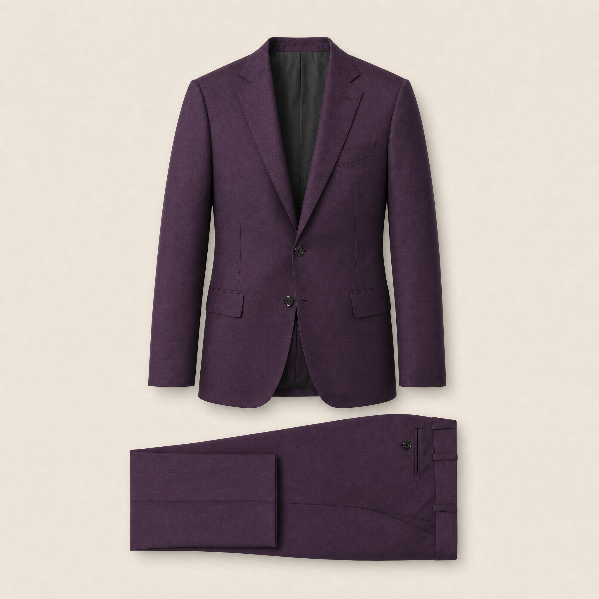 Mora two-piece suit — Dark Purple technical