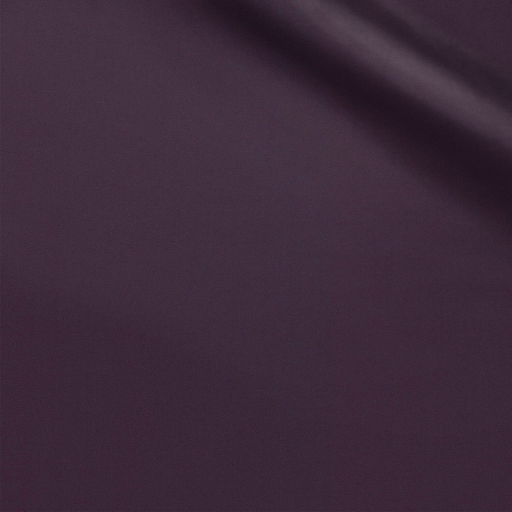 Mora fabric swatch — Dark Purple twill, Draperì Corsini