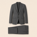 Muran Grey two-piece suit — Charcoal wool blend