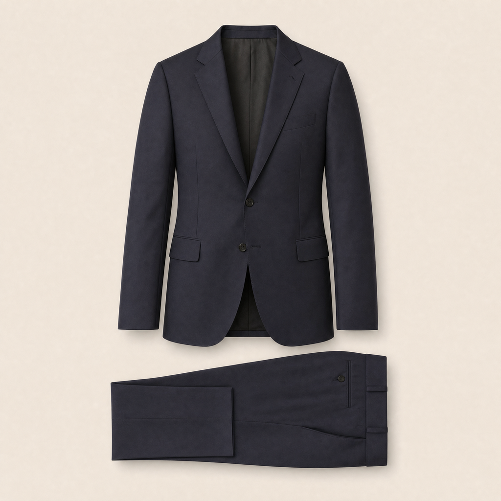Neon two-piece suit — Blue technical