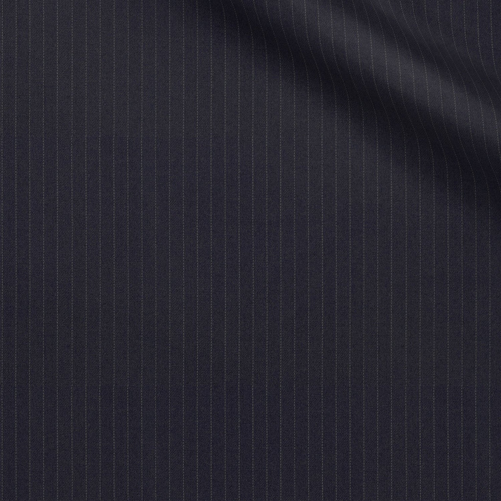 New Bond fabric swatch — Blue twill, 260 gsm, Draperì Corsini