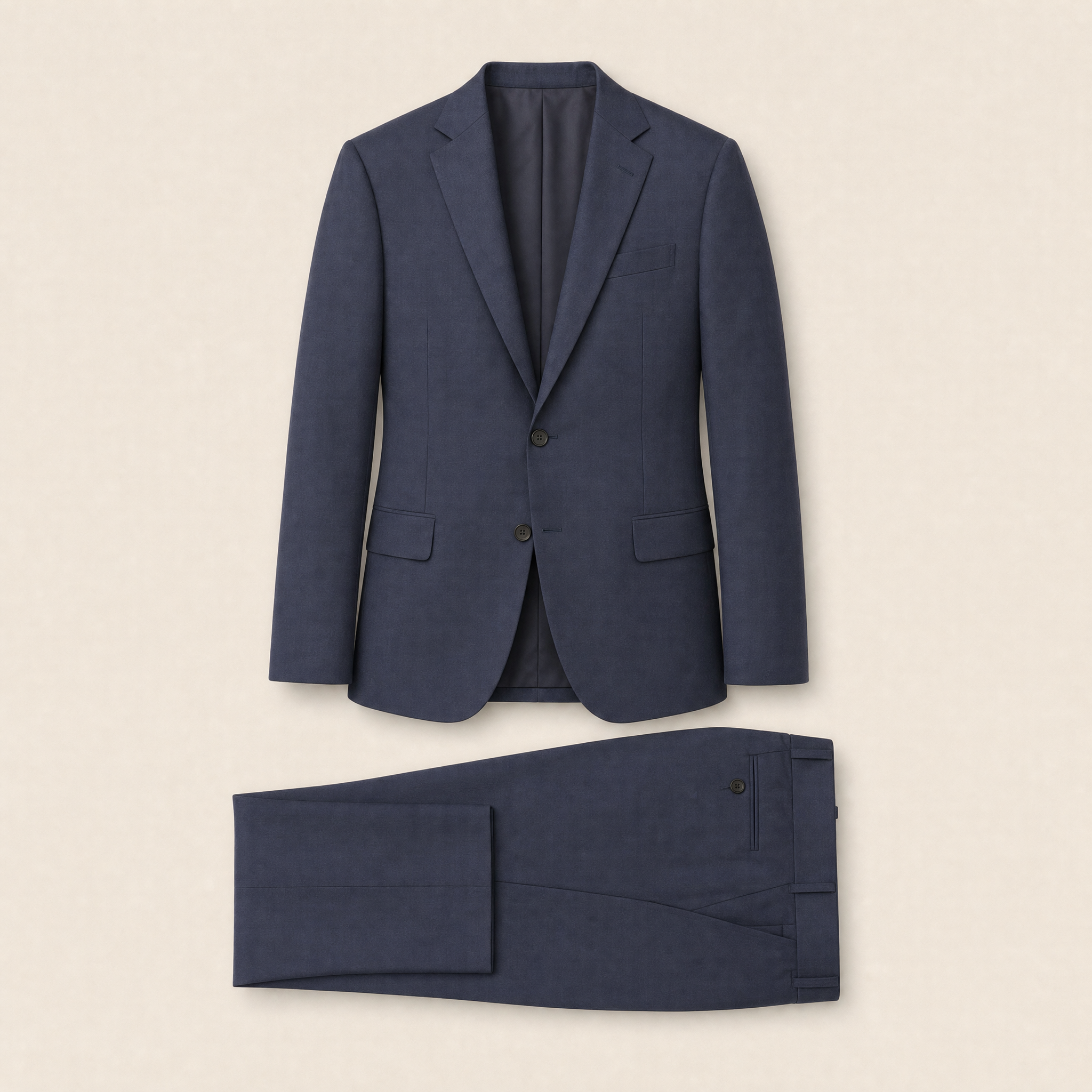 Oberon two-piece suit — Navy Blue technical