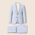 Penyfai two-piece suit — Baby Blue Striped