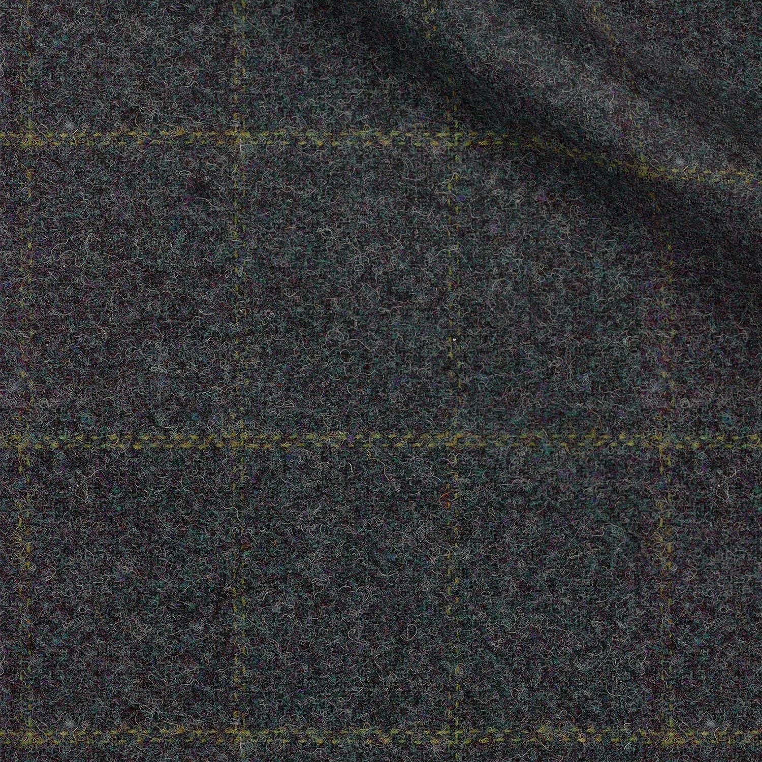 Pittsford fabric swatch — Blue plain weave, 520 gsm, Draperì Corsini