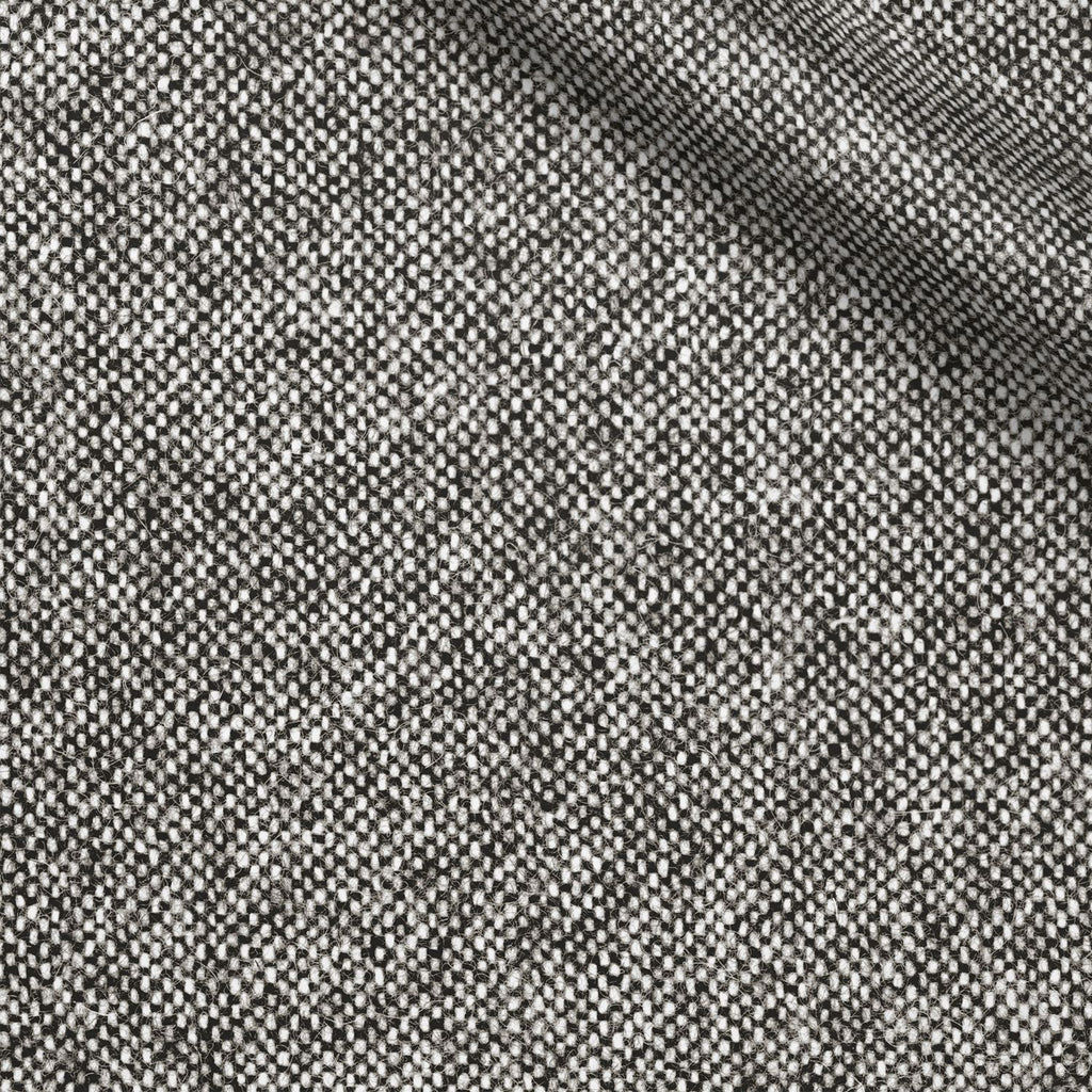 Quinton fabric swatch — Light Gray donegal, Draperì Corsini