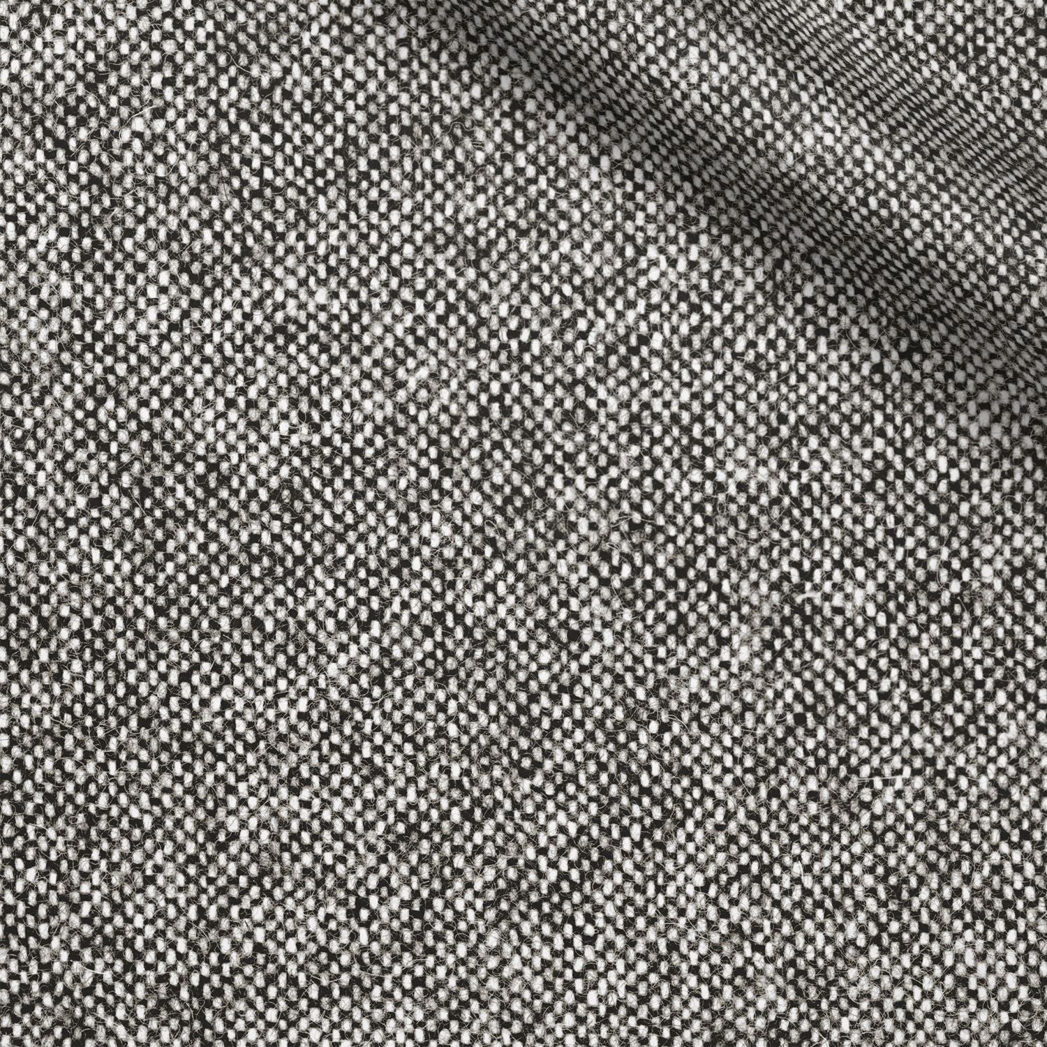 Quinton fabric swatch — Light Gray donegal, Draperì Corsini