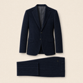 Rafman two-piece suit — Blue cotton