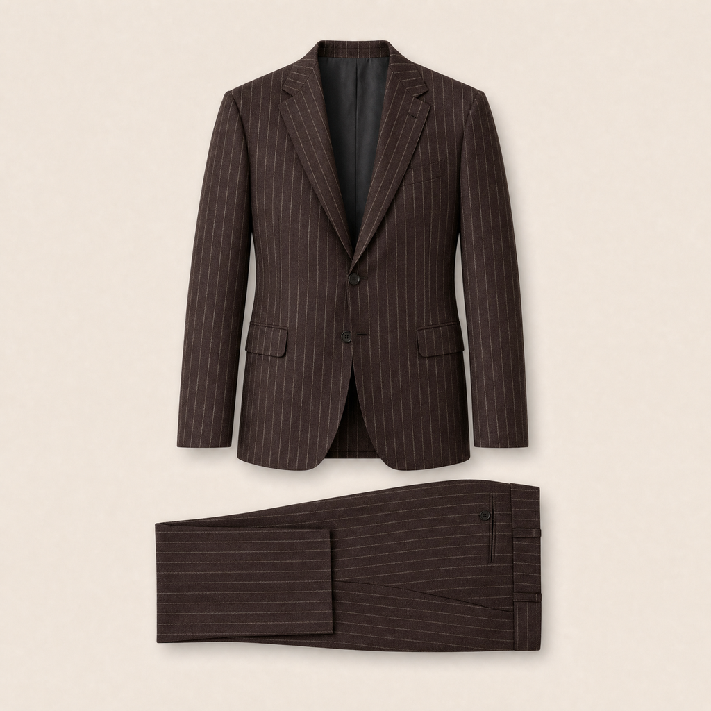 Ray two-piece suit — Burgundy technical