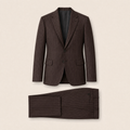 Ray two-piece suit — Burgundy technical