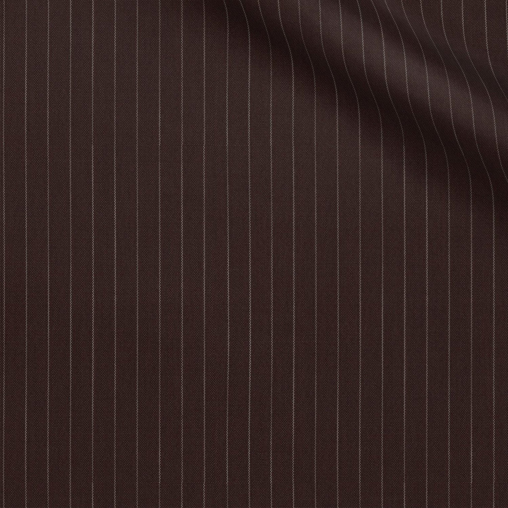 Ray fabric swatch — Burgundy striped, Draperì Corsini