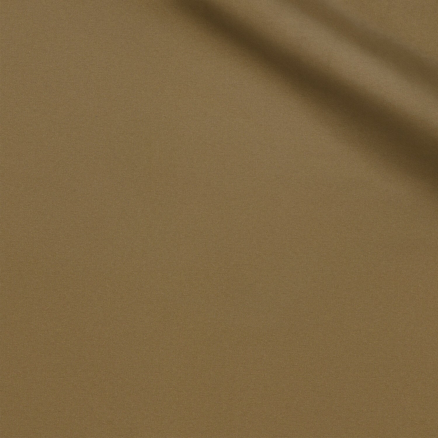 Ridwan fabric swatch — Khaki Green plain weave, 114 gsm, Draperì Corsini