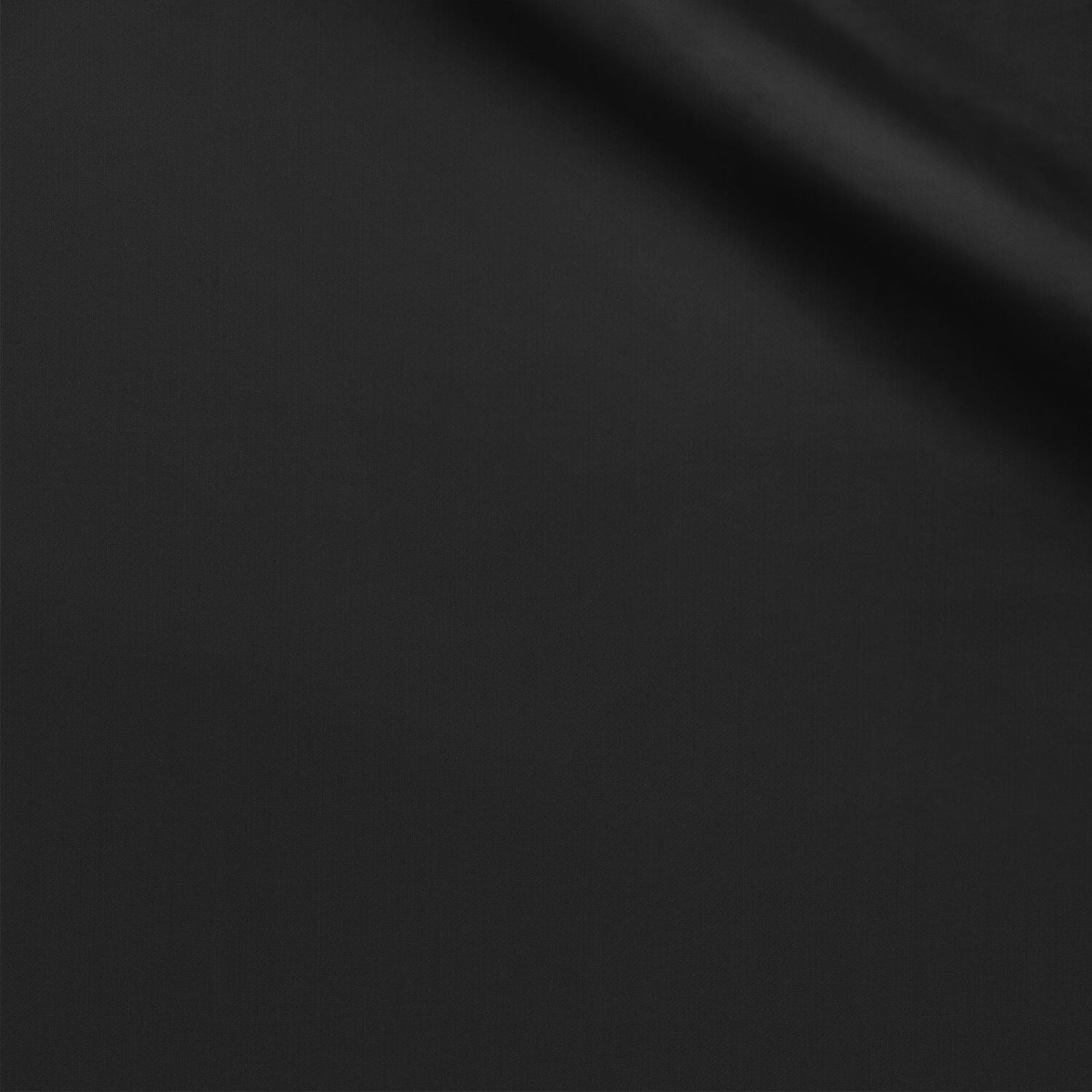 Sabbatini fabric swatch — Black twill, 260 gsm, Draperì Corsini