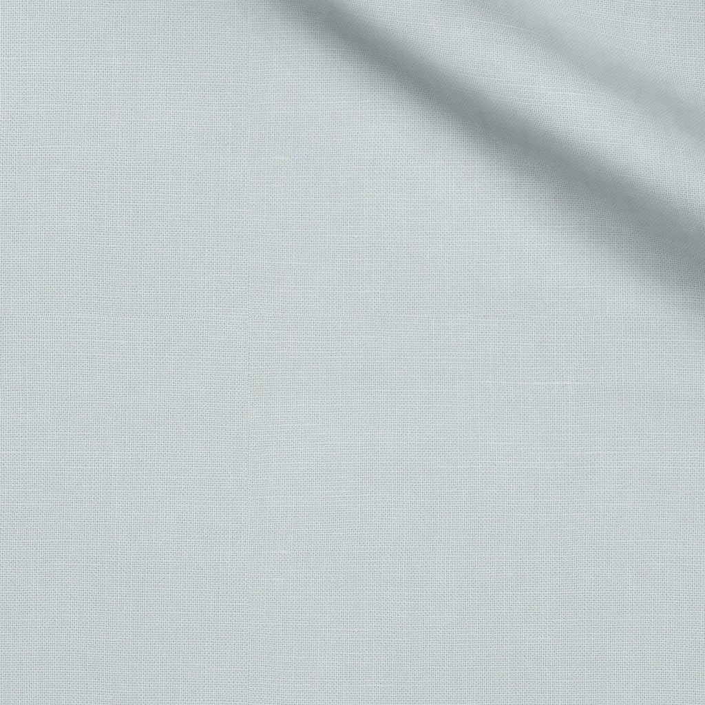Saline fabric swatch — Dusty Blue slub, 240 gsm, Draperì Corsini