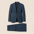 Sazerac two-piece suit — Teal technical