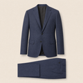 Sortino two-piece suit — Navy Blue linen
