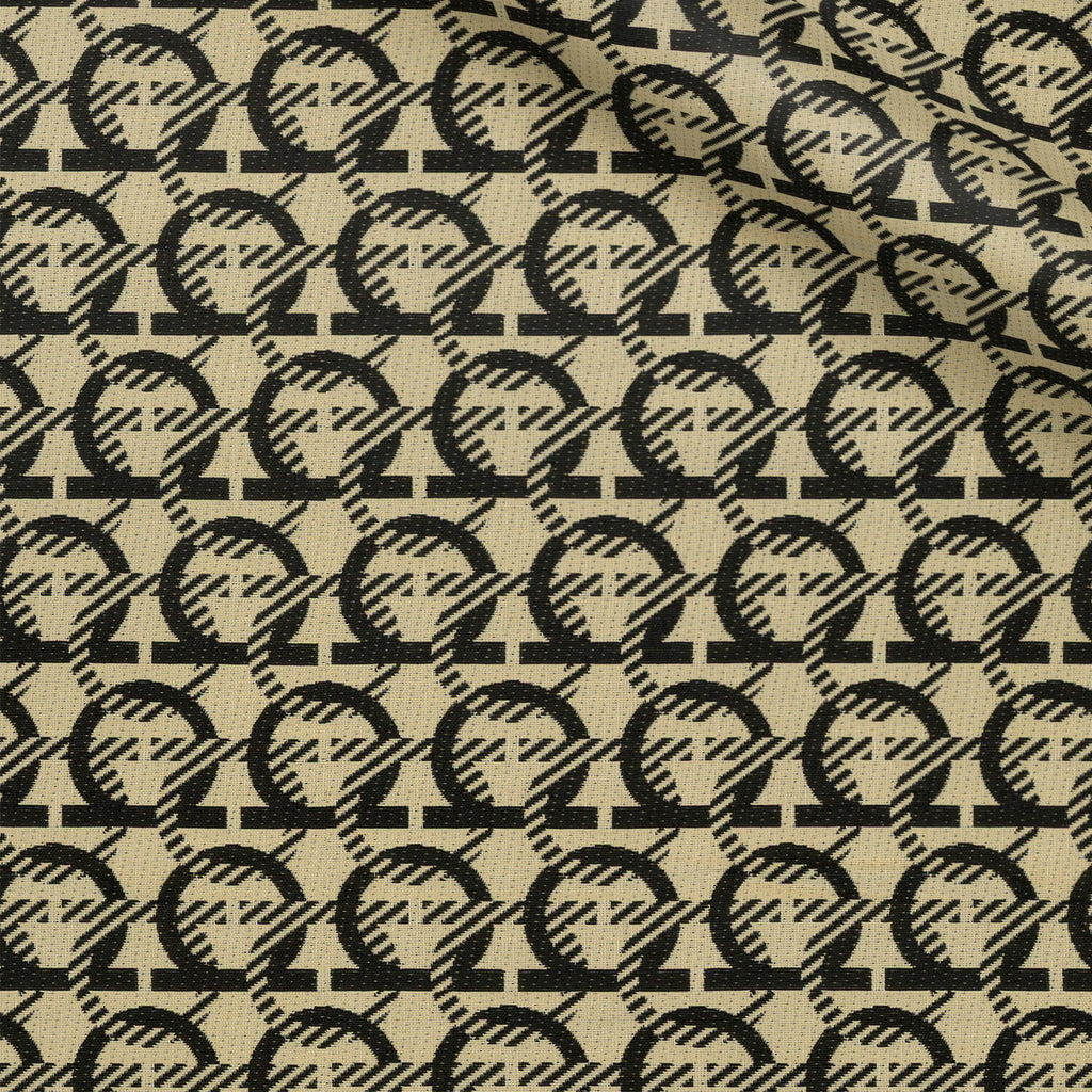 Stamper fabric swatch — Geometric jacquard, Draperì Corsini