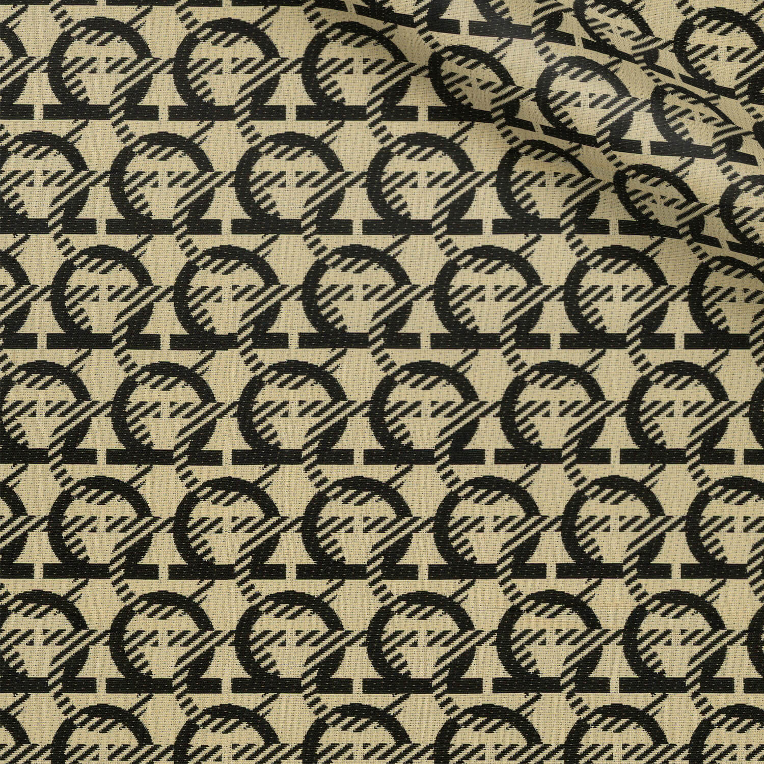 Stamper fabric swatch — Geometric jacquard, Draperì Corsini