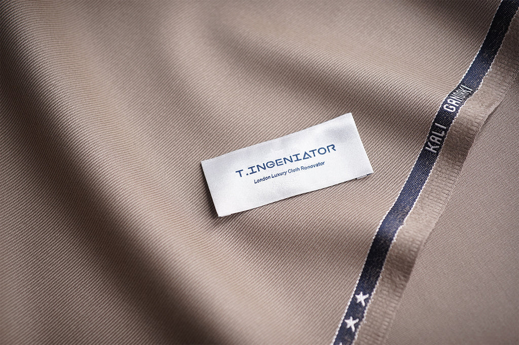 T2710 fabric swatch — Gray , 440 gsm, Draperì Corsini