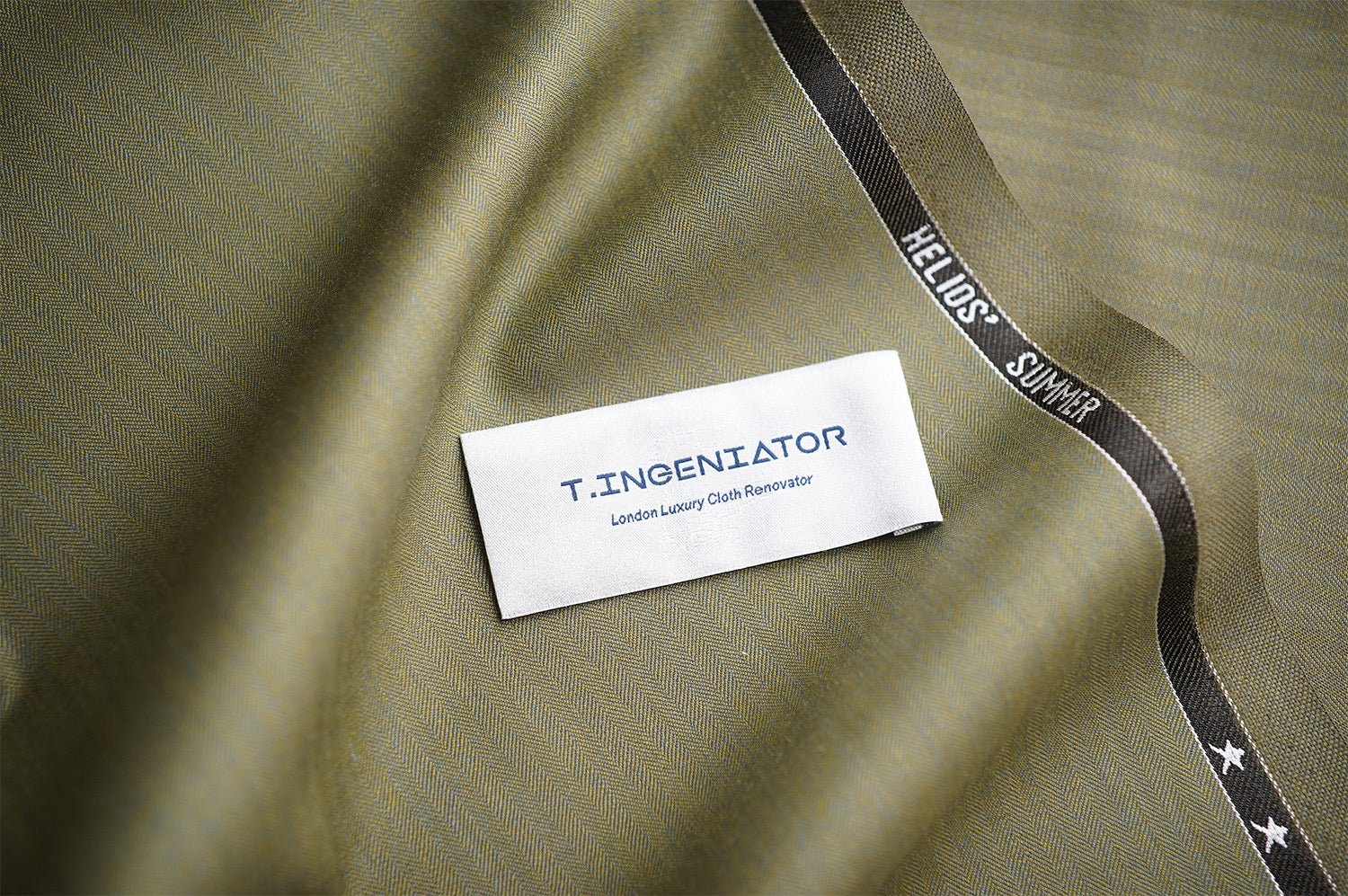 T3903 fabric swatch — Sage Green , 270 gsm, Draperì Corsini