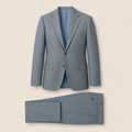 T3904 two-piece suit — Dark Navy merino wool