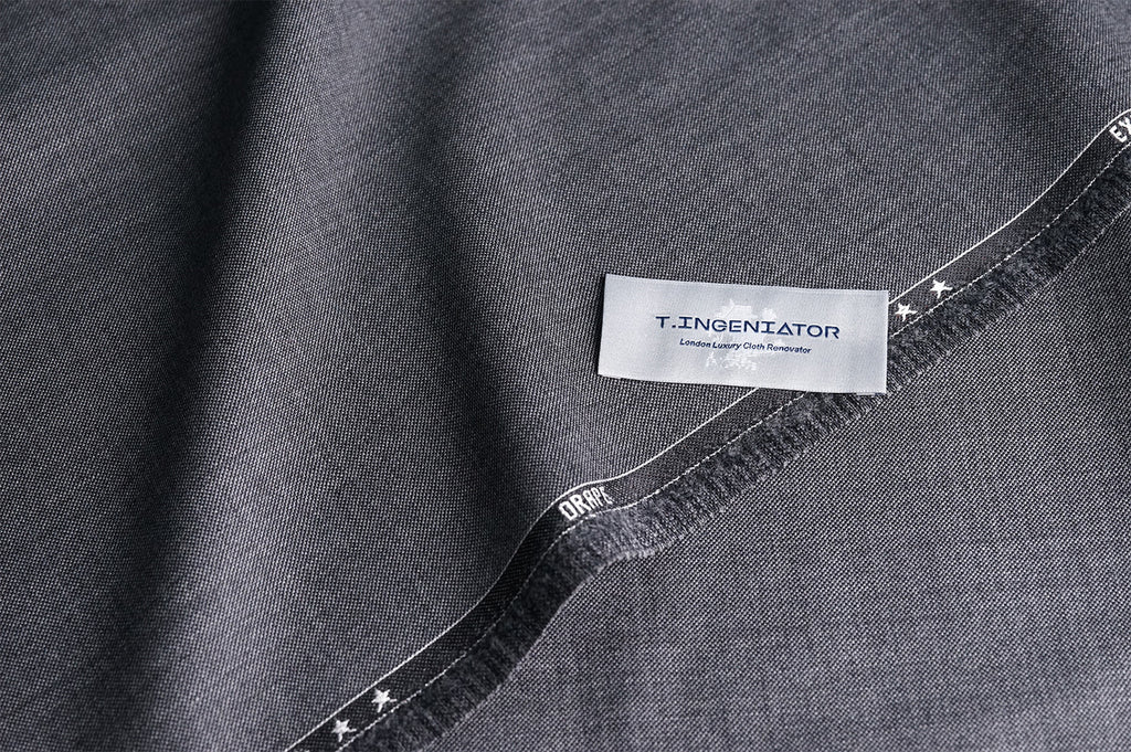 T4508 fabric swatch — Light Gray , 360 gsm, Draperì Corsini