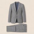T6706 two-piece suit — Dark Gray merino wool
