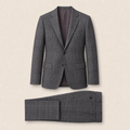T6707 two-piece suit — Dark Navy merino wool