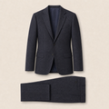 T6710 two-piece suit — Dark Navy merino wool