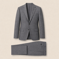 T6712 two-piece suit — Dark Navy merino wool