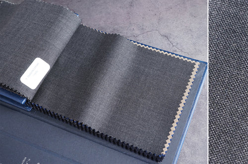 T6713 fabric swatch — Dark Navy , 280 gsm, Draperì Corsini