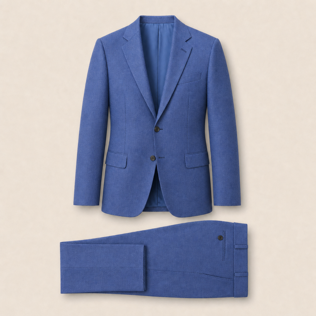 T6716 two-piece suit — Dark Navy merino wool