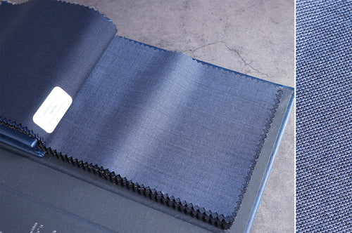 T6719 fabric swatch — Dark Navy , 280 gsm, Draperì Corsini