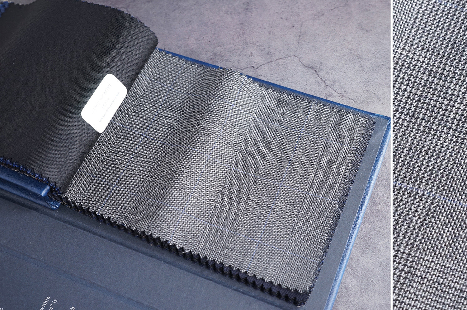 T6723 fabric swatch — Dark Gray , 280 gsm, Draperì Corsini