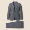 T6732 two-piece suit — Dark Navy merino wool