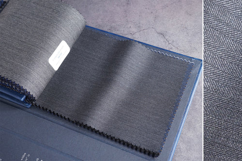 T6732 fabric swatch — Dark Navy , 280 gsm, Draperì Corsini