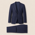 T6736 two-piece suit — Dark Navy merino wool