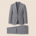 T6740 two-piece suit — Dark Gray merino wool