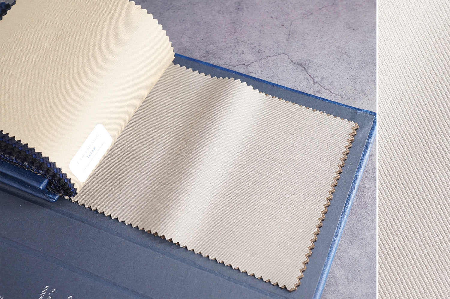 T6749 fabric swatch — Light Gray , 280 gsm, Draperì Corsini