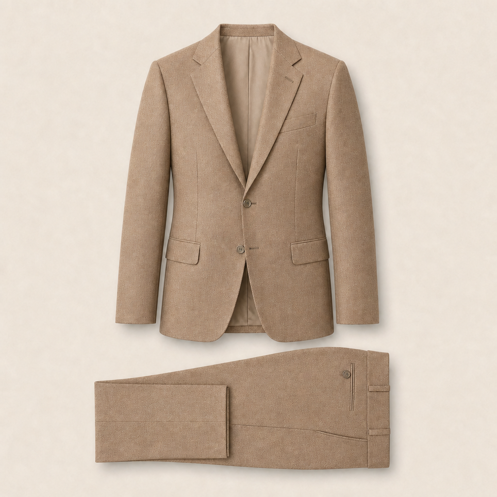 T6750 two-piece suit — Dark Navy merino wool