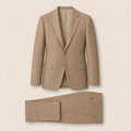T6750 two-piece suit — Dark Navy merino wool