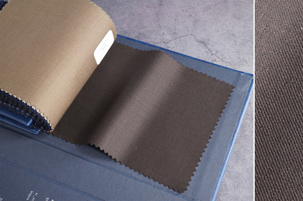 T6751 fabric swatch — Dark Gray , 280 gsm, Draperì Corsini