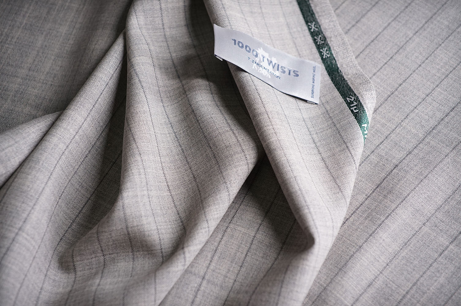 T7300 fabric swatch — Light Gray , 290 gsm, Draperì Corsini
