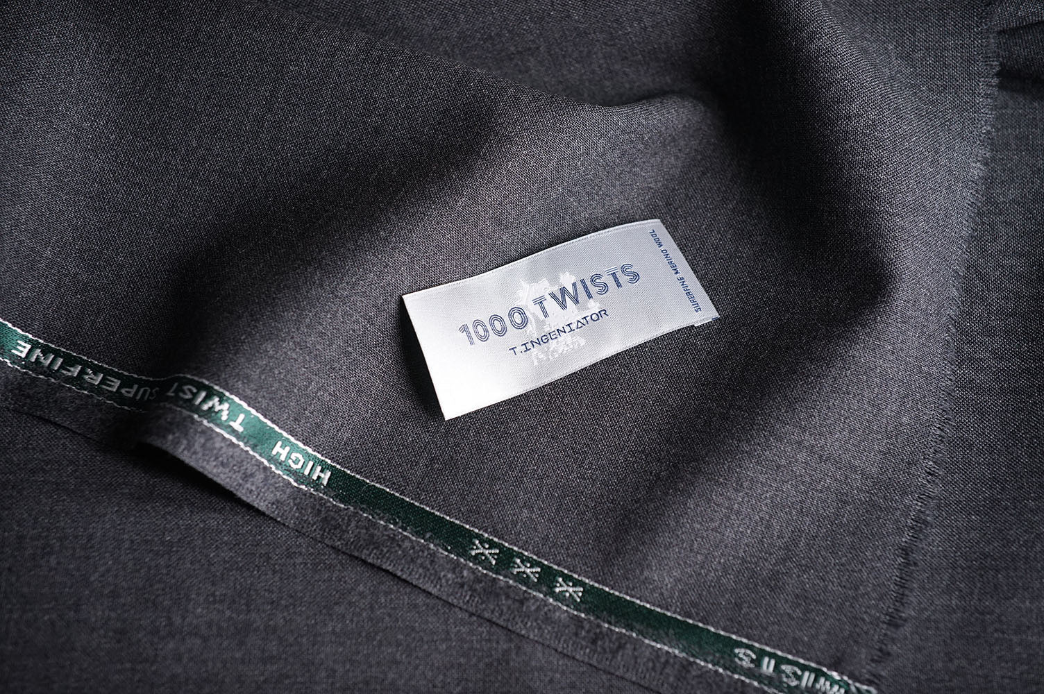 T7307 fabric swatch — Dark Navy , 290 gsm, Draperì Corsini