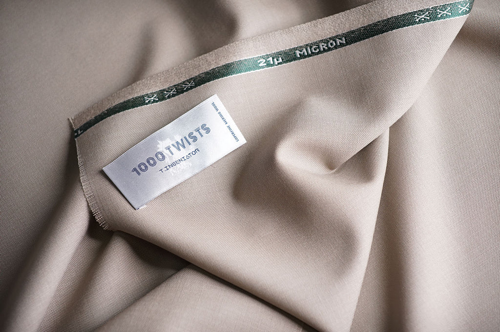 T7310 fabric swatch — Cream , 290 gsm, Draperì Corsini