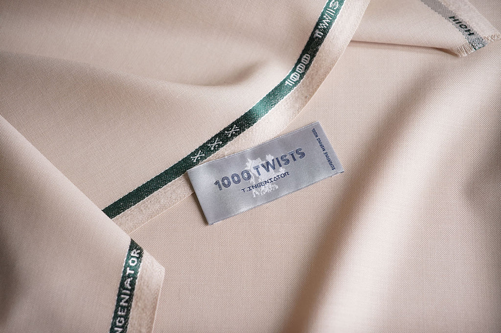 T7312 fabric swatch — Tan , 290 gsm, Draperì Corsini