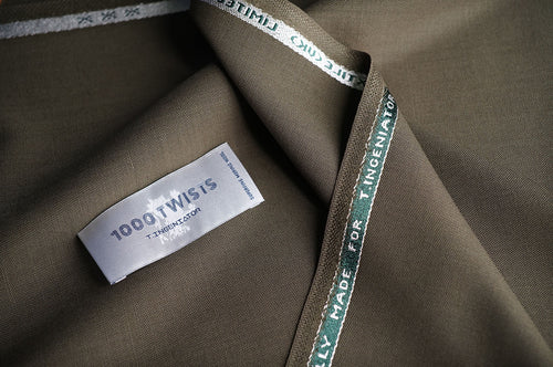 T7322 fabric swatch — Tan , 290 gsm, Draperì Corsini