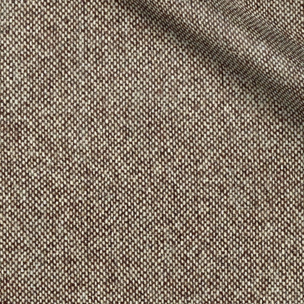 Tammel fabric swatch — Light Brown donegal, 350 gsm, Draperì Corsini