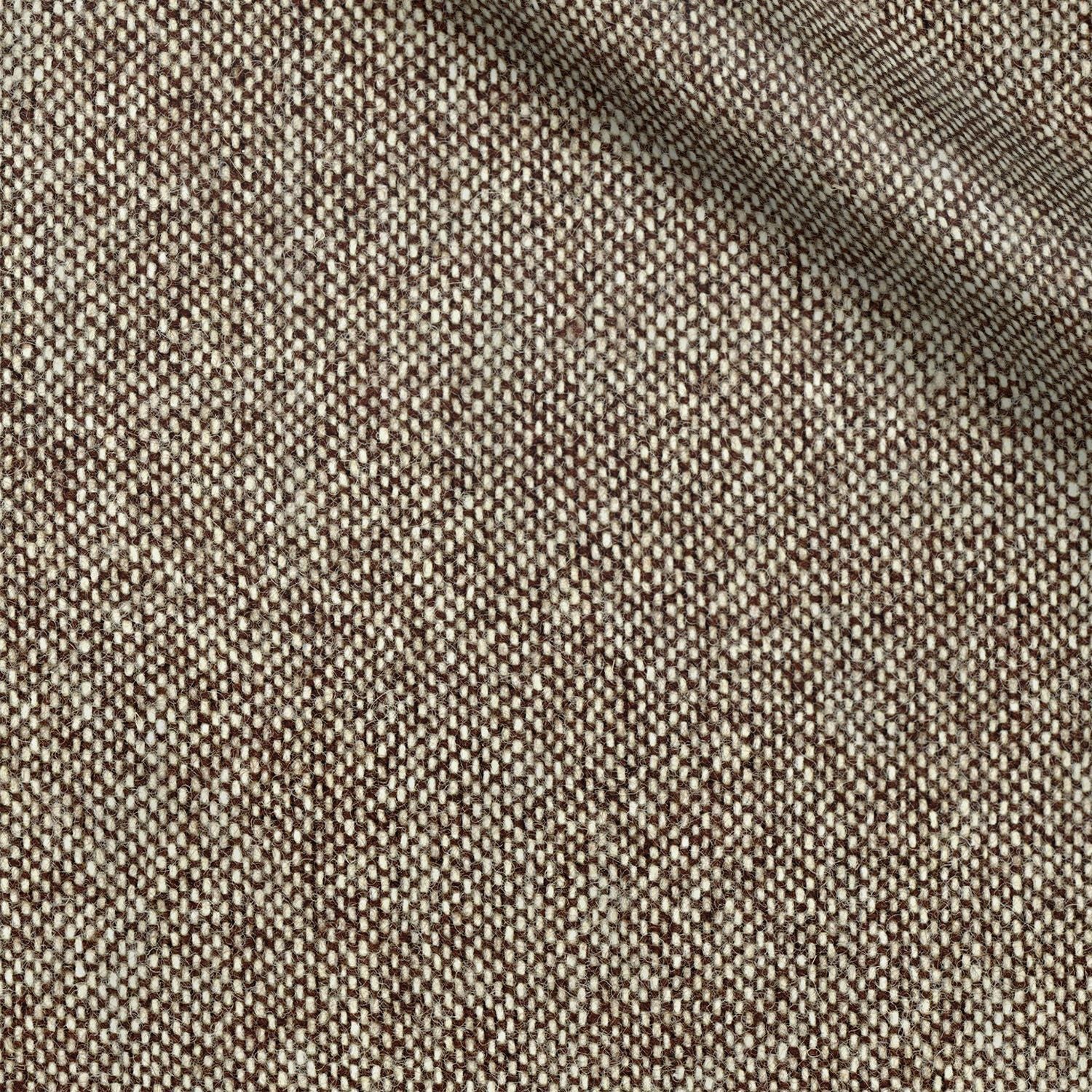 Tammel fabric swatch — Light Brown donegal, 350 gsm, Draperì Corsini
